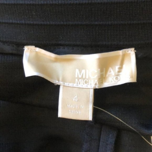 Michael Michael Kors Ribbed Pencil Skirt, Black - Picture 6 of 10